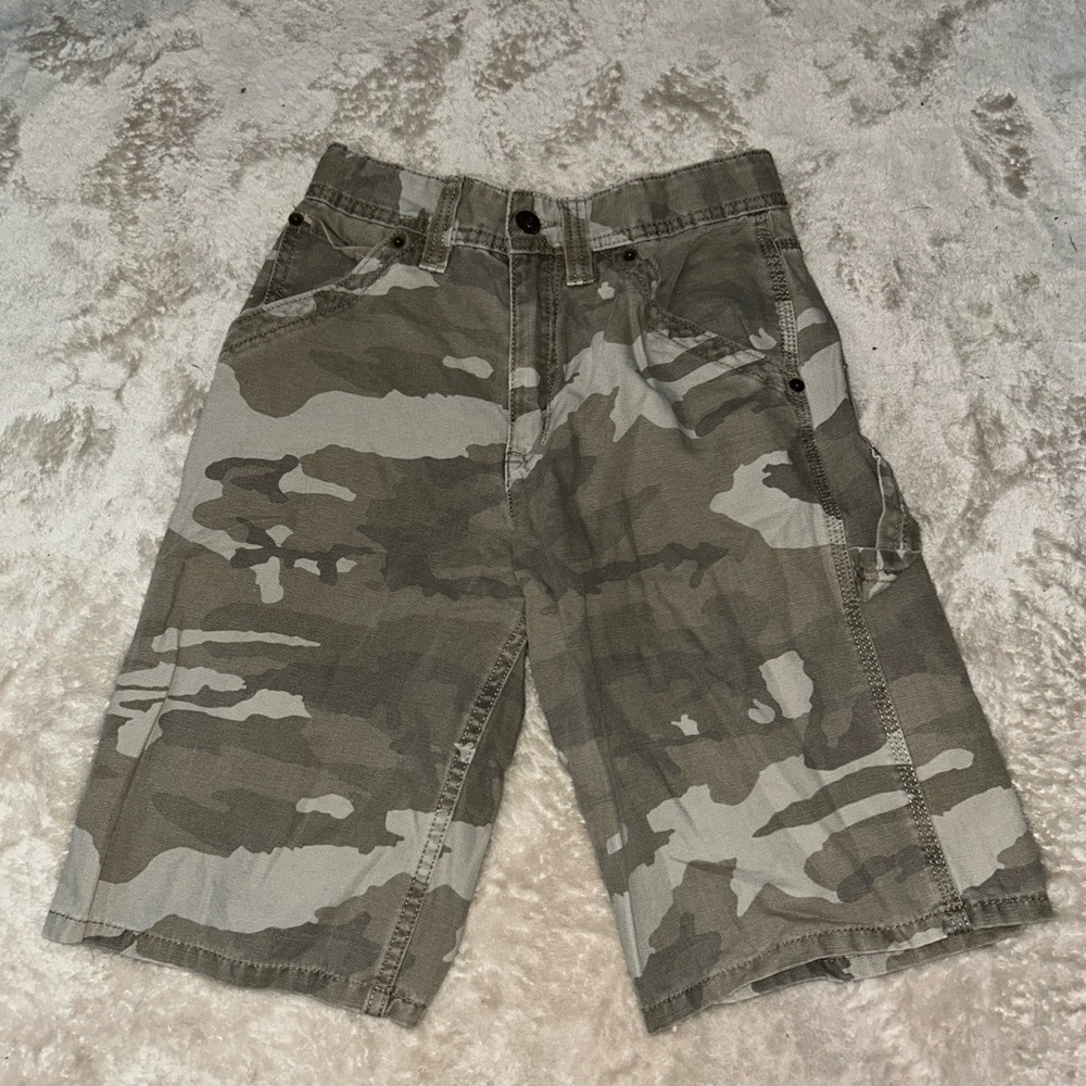 Urban Outfitters Gray Camouflage Cargo Shorts